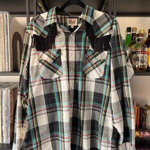 Oversized Men's Shirt/Pearl Snaps - ELY CATTLEMAN